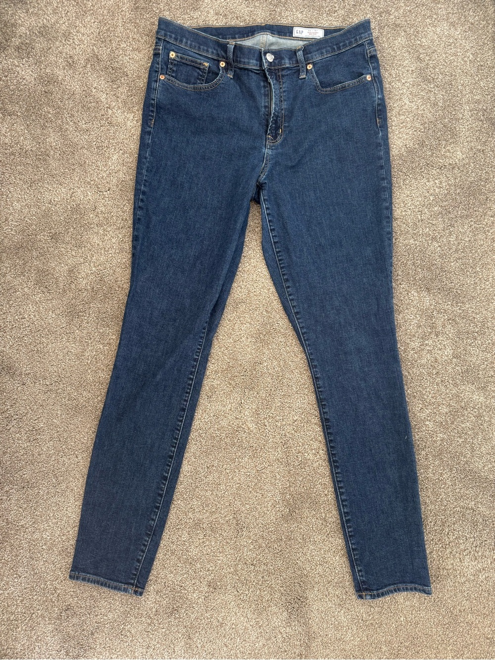 GAP Dark Indigo Women's Skinny Jeans 16 Tall